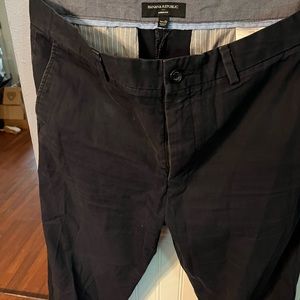 Mens 34/32 banana republic khakis